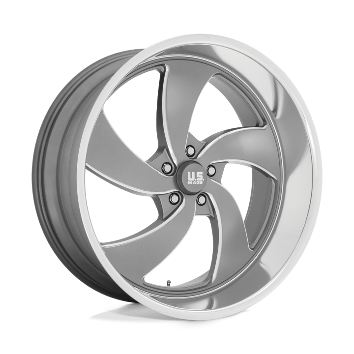 Felga aluminiowa U133 DESPERADO Anthracite Milled Diamond Cut Lip US MAGS 10.0x24 ET5 5x127 L