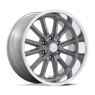 Felga aluminiowa UC145 RAMBLER 6 Matte Gunmetal Diamond Cut Lip US MAGS 9.5x20 ET1 6x139.7
