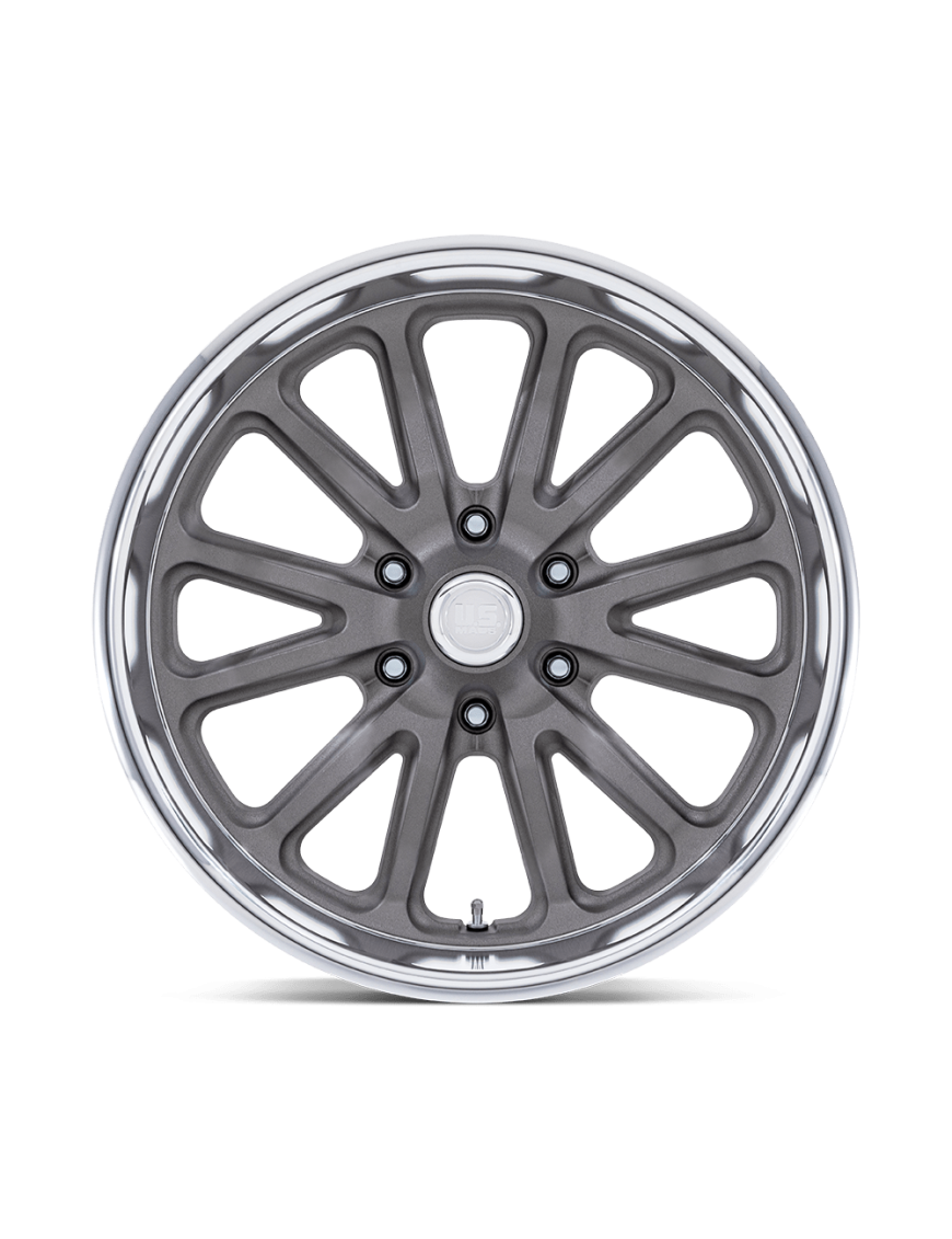 Felga aluminiowa UC145 RAMBLER 6 Matte Gunmetal Diamond Cut Lip US MAGS 9.5x20 ET1 6x139.7