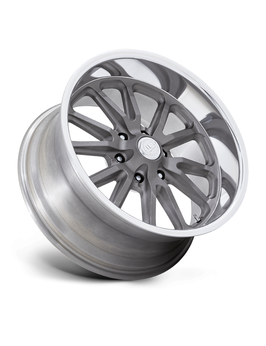 Felga aluminiowa UC145 RAMBLER 6 Matte Gunmetal Diamond Cut Lip US MAGS 8.0x20 ET1 6x139.7
