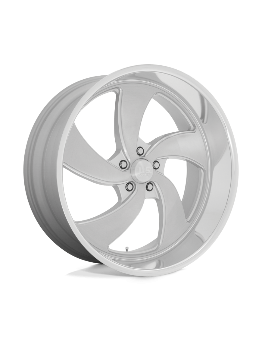 Felga aluminiowa U134 DESPERADO Silver Brushed Face Milled Diamond Cut Lip US MAGS 10.0x24 ET5 5x127 R