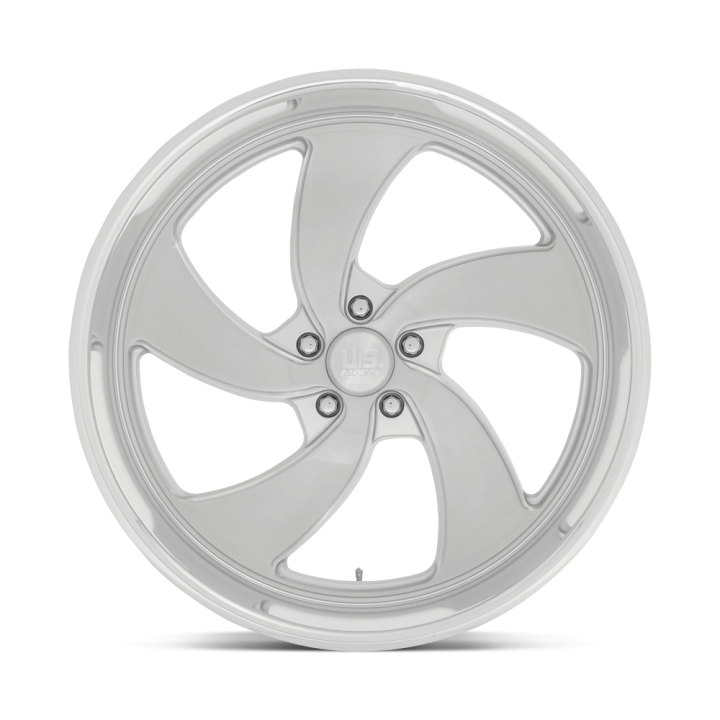 Felga aluminiowa U134 DESPERADO Silver Brushed Face Milled Diamond Cut Lip US MAGS 10.0x24 ET5 5x127 R - ujęcie 2
