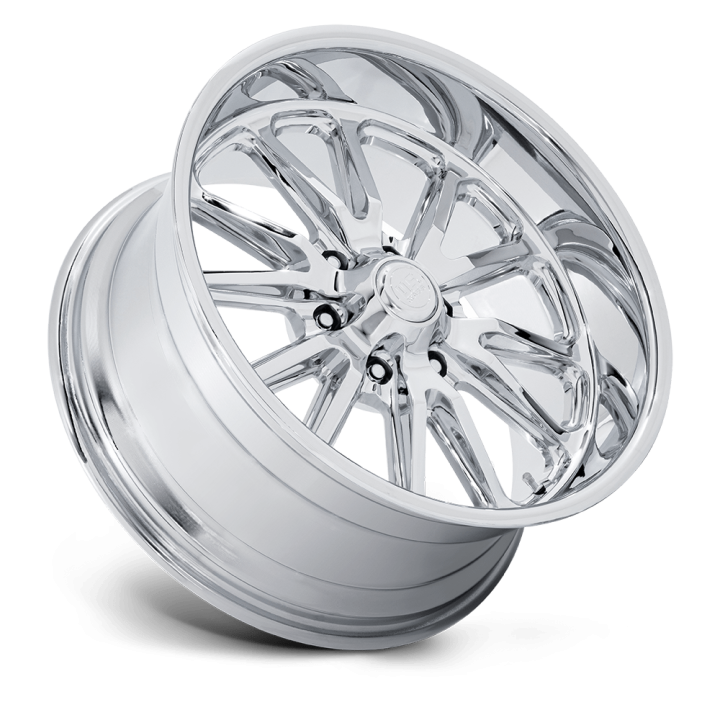 Felga aluminiowa UC145 RAMBLER 6 Chrome Plated US MAGS 9.5x20 ET1 6x139.7 - ujęcie 3