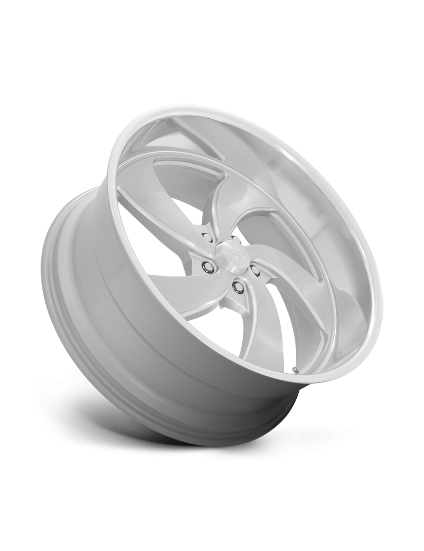 Felga aluminiowa U134 DESPERADO Silver Brushed Face Milled Diamond Cut Lip US MAGS 10.0x24 ET5 5x127 R