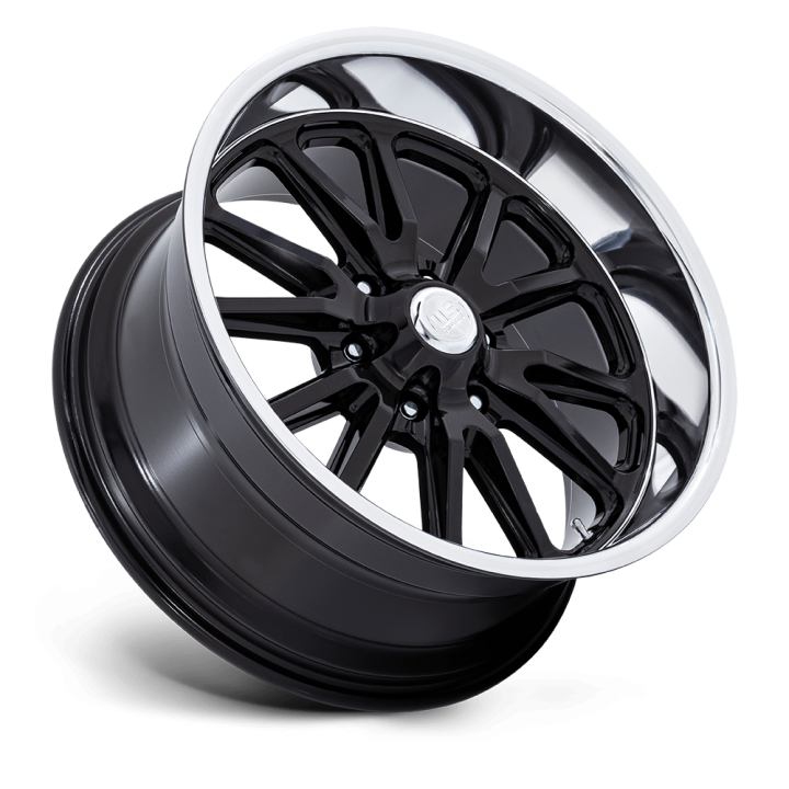 Felga aluminiowa UC145 RAMBLER 6 Gloss Black Diamond Cut Lip US MAGS 8.0x20 ET1 6x139.7 - ujęcie 3