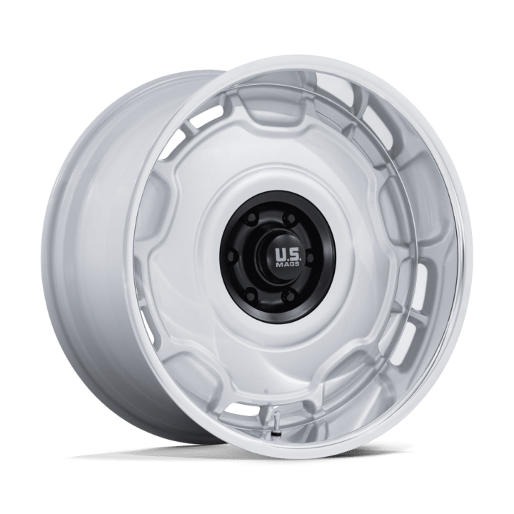 Felga aluminiowa UC146 ARLINGTON Silver Matte Black Center W/ Diamond Cut Lip US MAGS 10.5x22 ET12 6x139.7