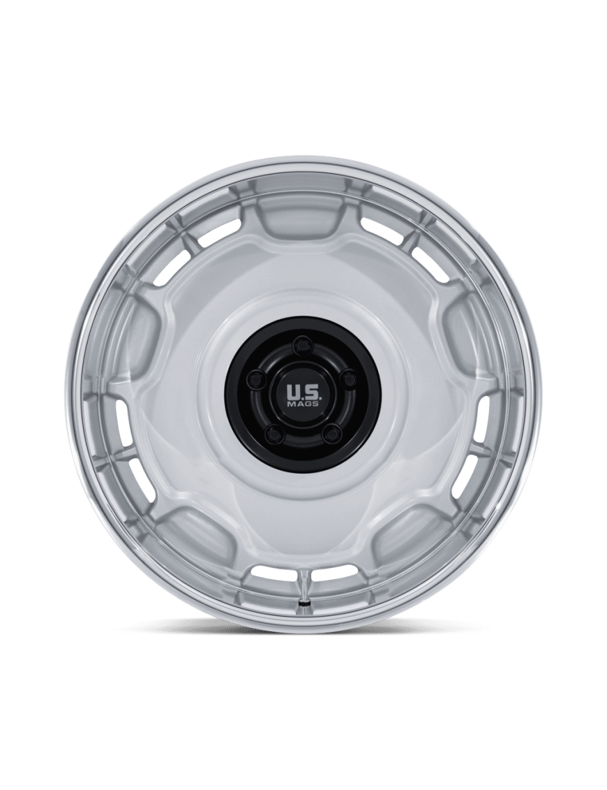 Felga aluminiowa UC146 ARLINGTON Silver Matte Black Center W/ Diamond Cut Lip US MAGS 8.5x20 ET1 5x127