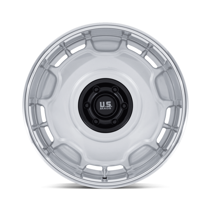 Felga aluminiowa UC146 ARLINGTON Silver Matte Black Center W/ Diamond Cut Lip US MAGS 10.0x20 ET6 6x139.7 - ujęcie 2