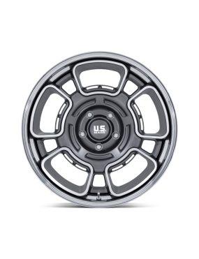 Felga aluminiowa UC147 FLAGSTAFF Anthracite W/ Machined Face & Chrome Lip US MAGS 8.5x20 ET1 5x127