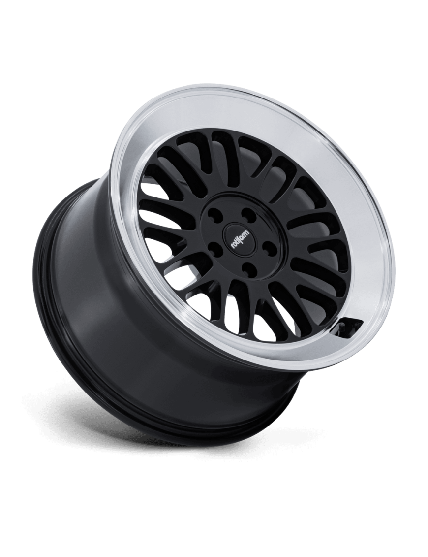 Felga aluminiowa RC214 SCP Gloss Black With Diamond Cut Lip ROTIFORM 8.5x18 ET22 5x114.3