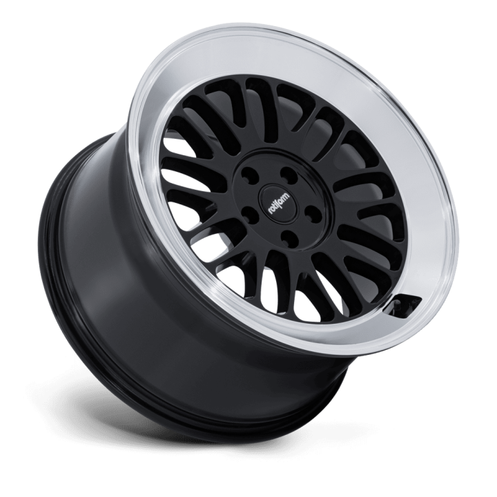 Felga aluminiowa RC214 SCP Gloss Black With Diamond Cut Lip ROTIFORM 8.5x18 ET22 5x114.3 - ujęcie 2