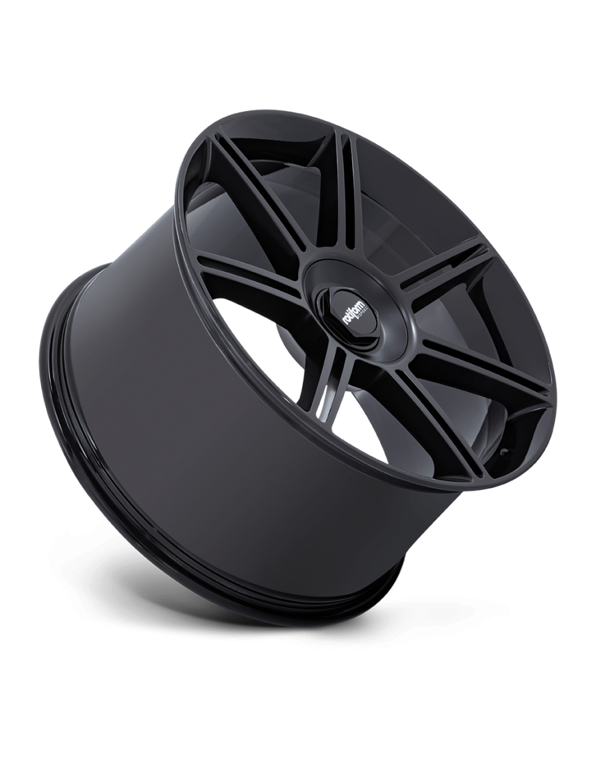 Felga aluminiowa FRA Gloss Black With M-black Spokes Rotiform 10.0x22 ET56 5x130