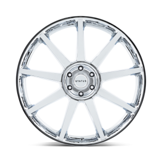 Felga aluminiowa MAMMOTH Chrome Status 10.0x24 ET30 6x135 - ujęcie 2