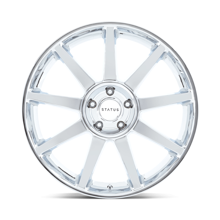 Felga aluminiowa MAMMOTH Chrome STATUS 9.5x22 ET30 5x127 - ujęcie 3