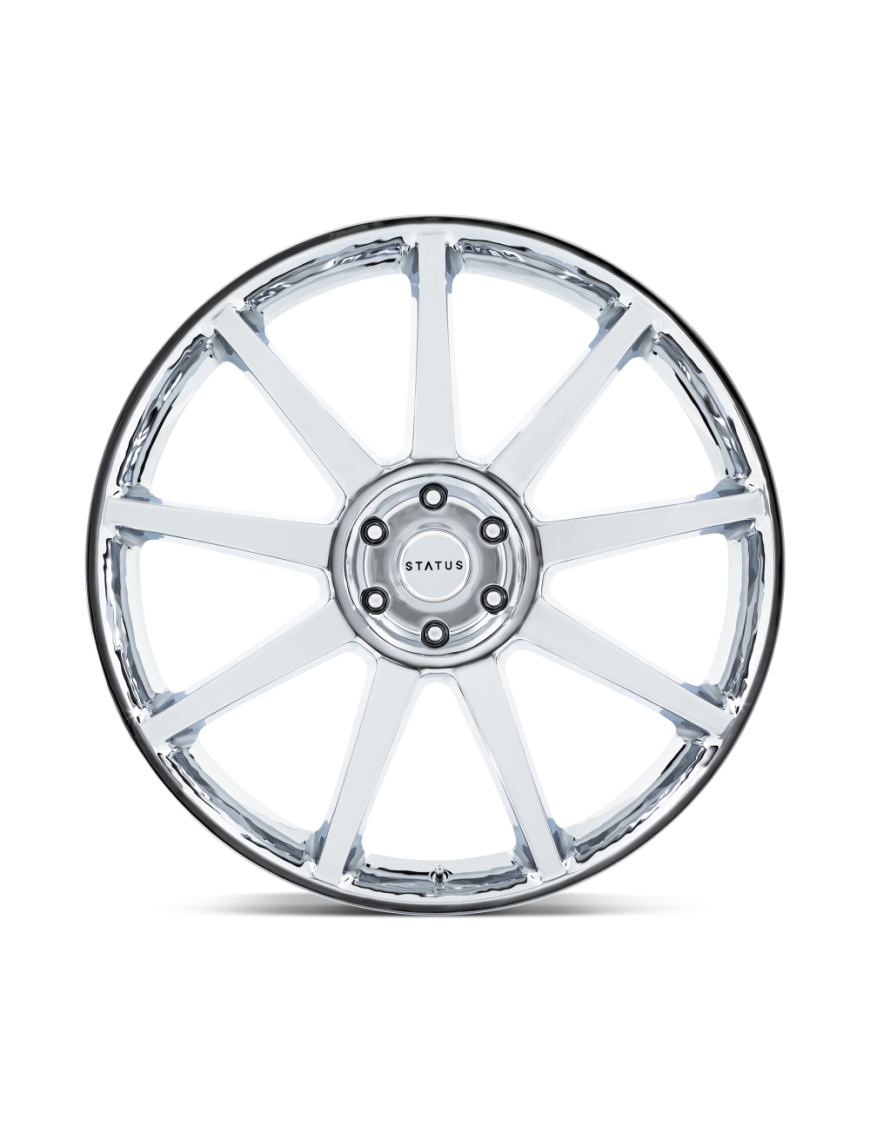 Felga aluminiowa MAMMOTH Chrome STATUS 10.0x26 ET30 6x135