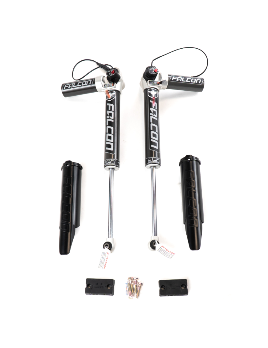 Amortyzatory przód TeraFlex Falcon Series SP2 3.5 aDapt e-Adjust Piggyback Lift 2-4,5" Benzyna