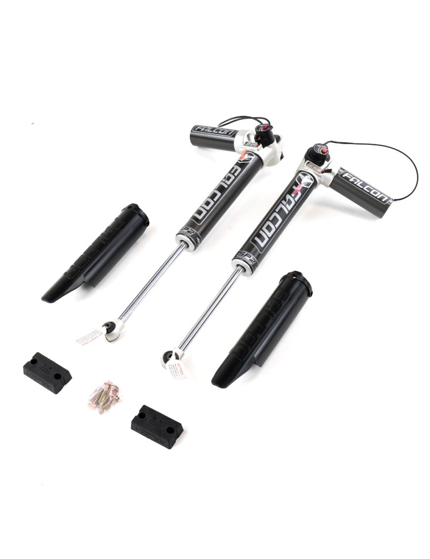 Amortyzatory przód TeraFlex Falcon Series SP2 3.5 aDapt e-Adjust Piggyback Lift 2-4,5" Benzyna