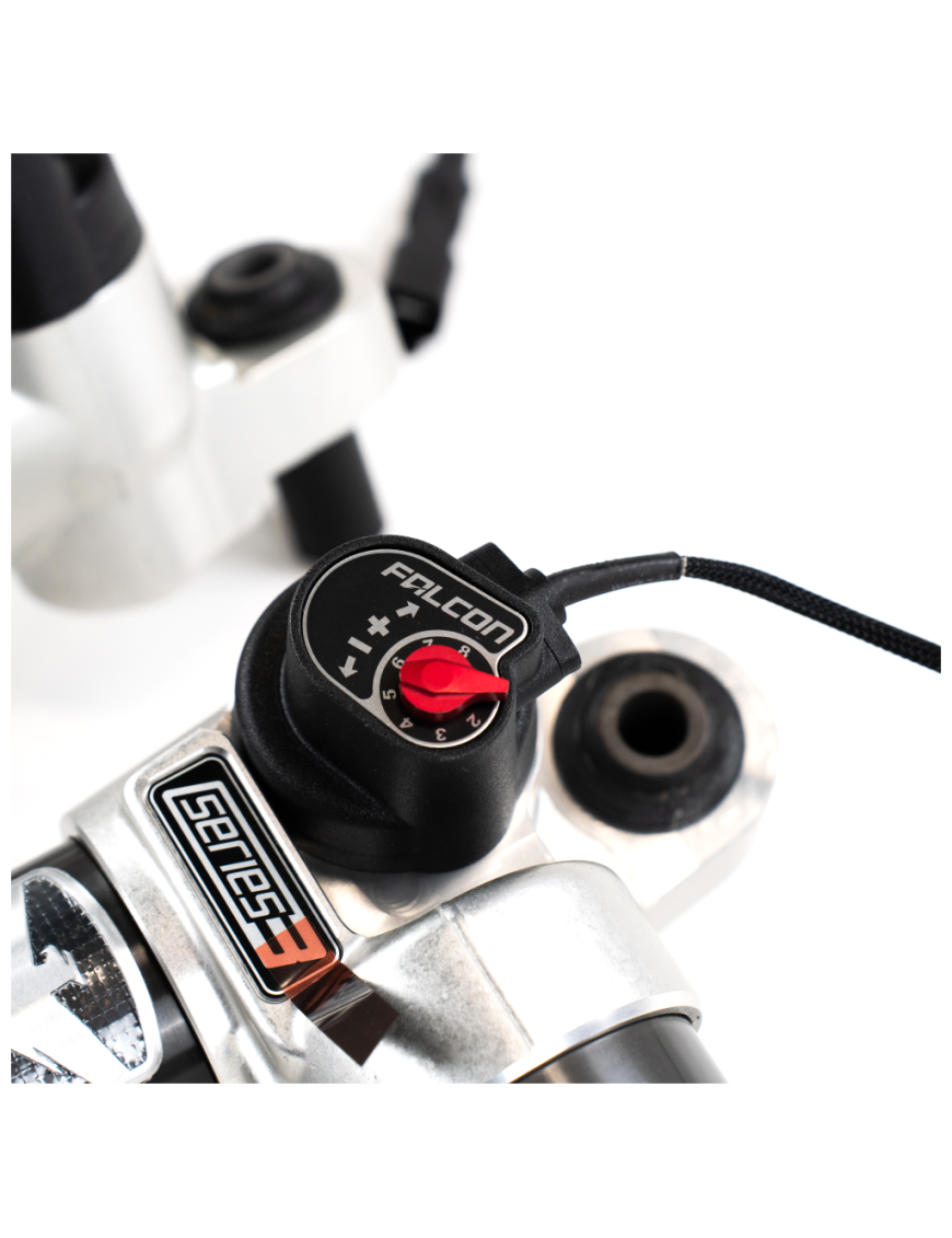 Amortyzatory przód TeraFlex Falcon Series SP2 3.5 aDapt e-Adjust Piggyback Lift 2-4,5" Benzyna