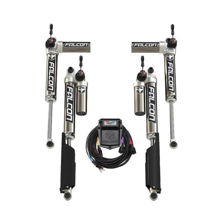 Zestaw amortyzatorów TeraFlex Falcon Series SP2 3.5 aDapt e-Adjust Piggyback Lift 2-4,5" Benzyna