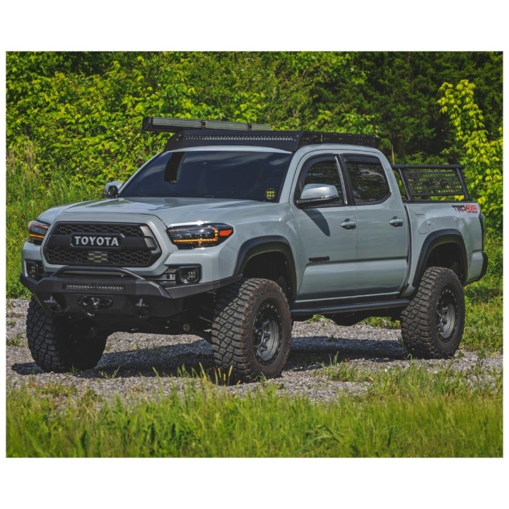 Progi, stopnie boczne Rough Country OV2 Double Cab - ujęcie 6