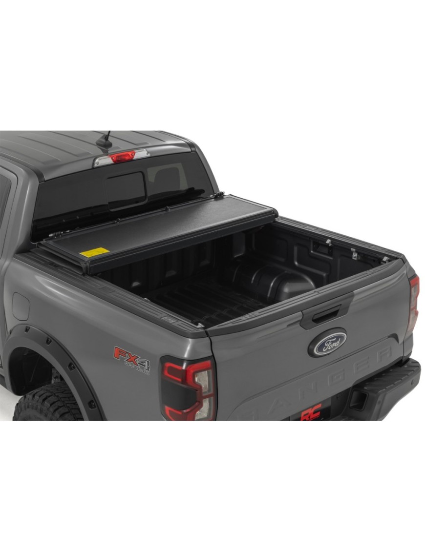 Twarda pokrywa paki tri-fold Rough Country niski profil 5'