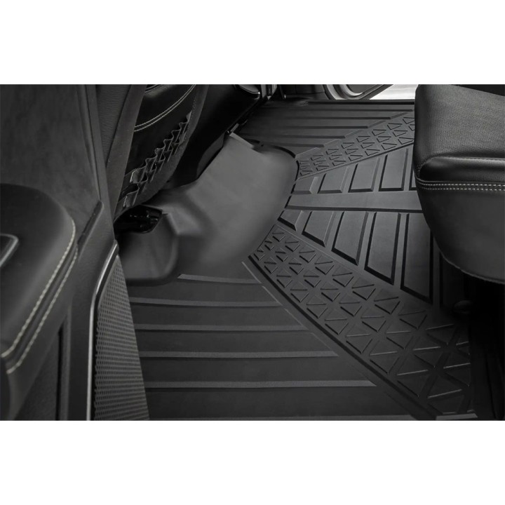 Dywaniki na podłogę przód i tył Rough Country Flex-Fit Crew Cab - ujęcie 5