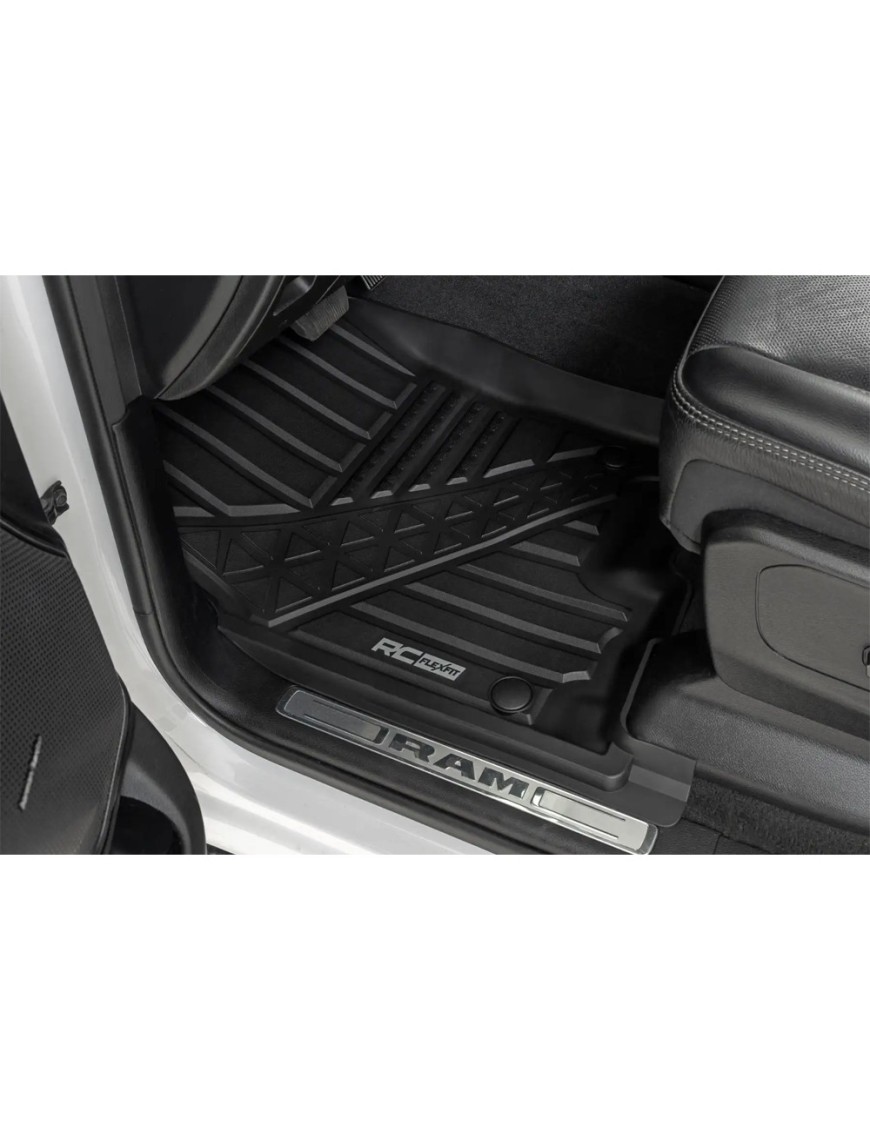 Dywaniki na podłogę przód i tył Rough Country Flex-Fit Crew Cab