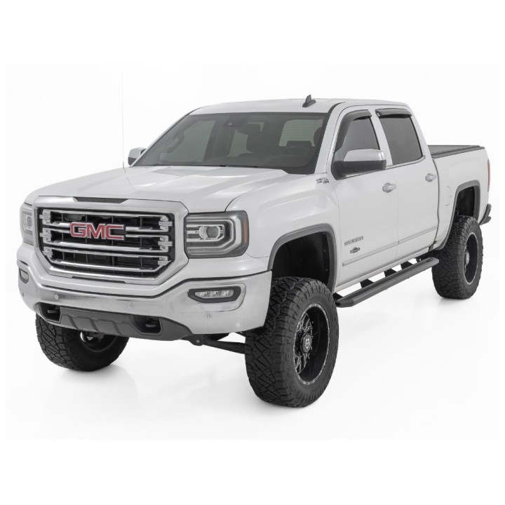 Progi, stopnie boczne Rough Country Multi-Color LED Crew cab - ujęcie 3