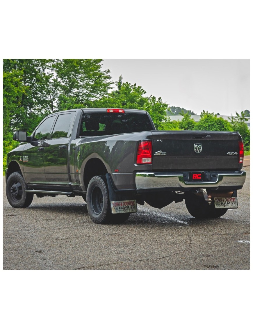 Progi, stopnie boczne Rough Country Multi-Color LED Crew cab