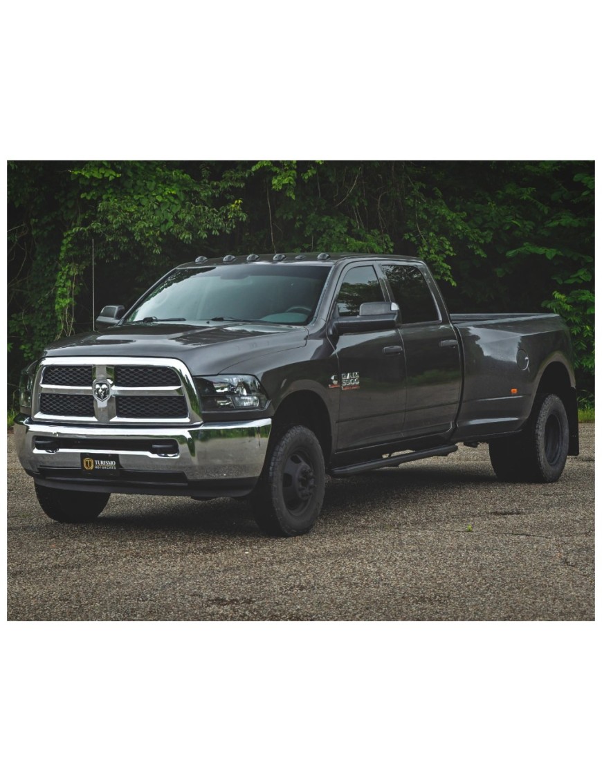 Progi, stopnie boczne Rough Country Multi-Color LED Crew cab