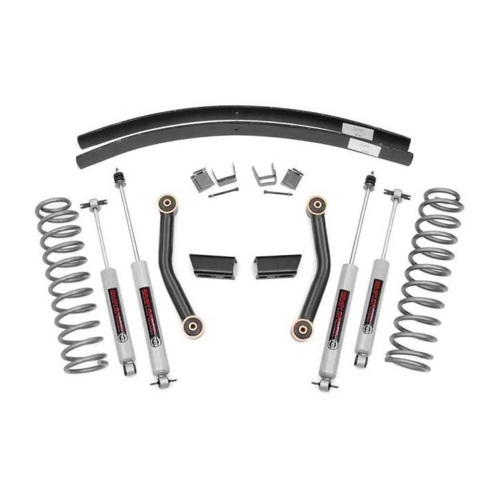 Zestaw zawieszenia z amortyzatorami N3 Rough Country Lift 3"