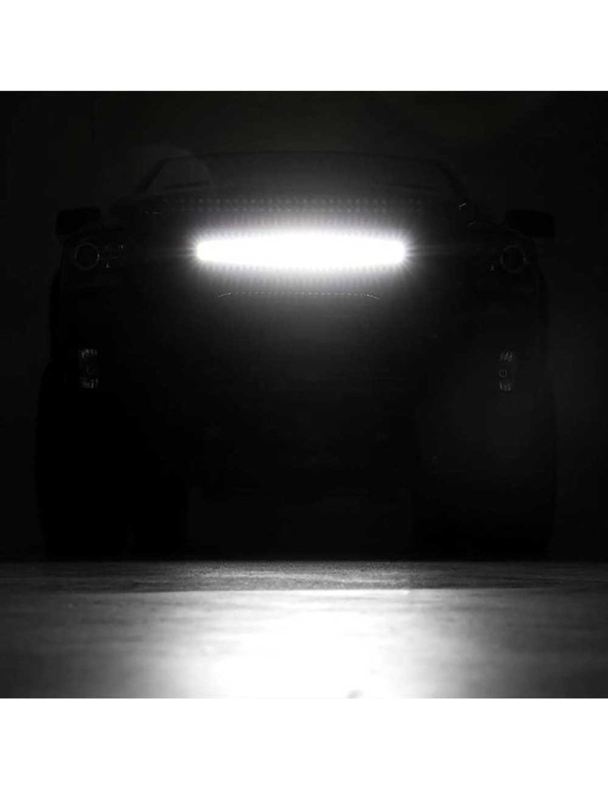Grill z podwójną listwą LED 30" Black Series Rough Country - ujęcie 9