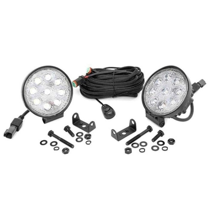 Lampy LED 4" okrągłe spot Rough Country - ujęcie 3