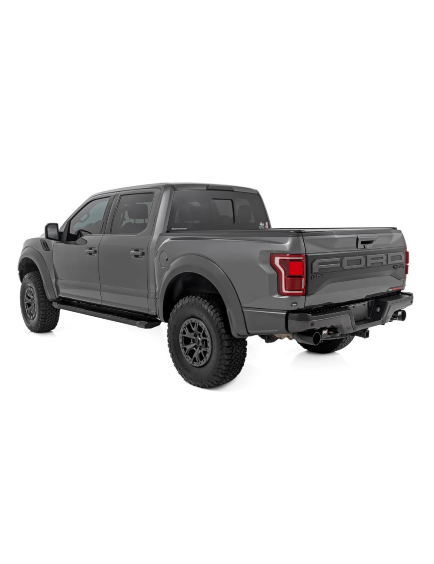 Progi, stopnie boczne Rough Country HD2 SuperCrew Cab
