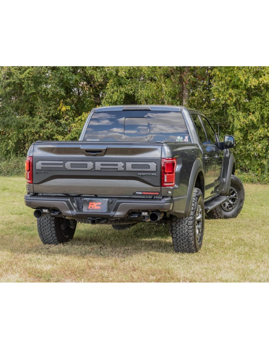 Progi, stopnie boczne Rough Country HD2 SuperCrew Cab