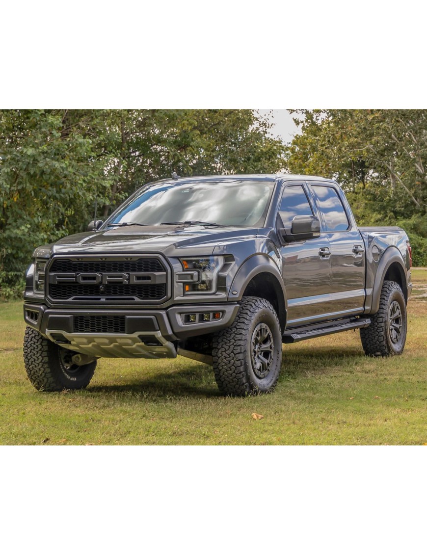 Progi, stopnie boczne Rough Country HD2 SuperCrew Cab