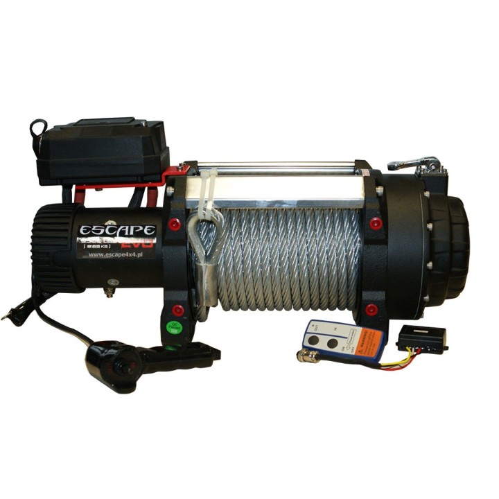 18000 ESCAPE EVO 8165kg IP68 wodoszczelna 24V