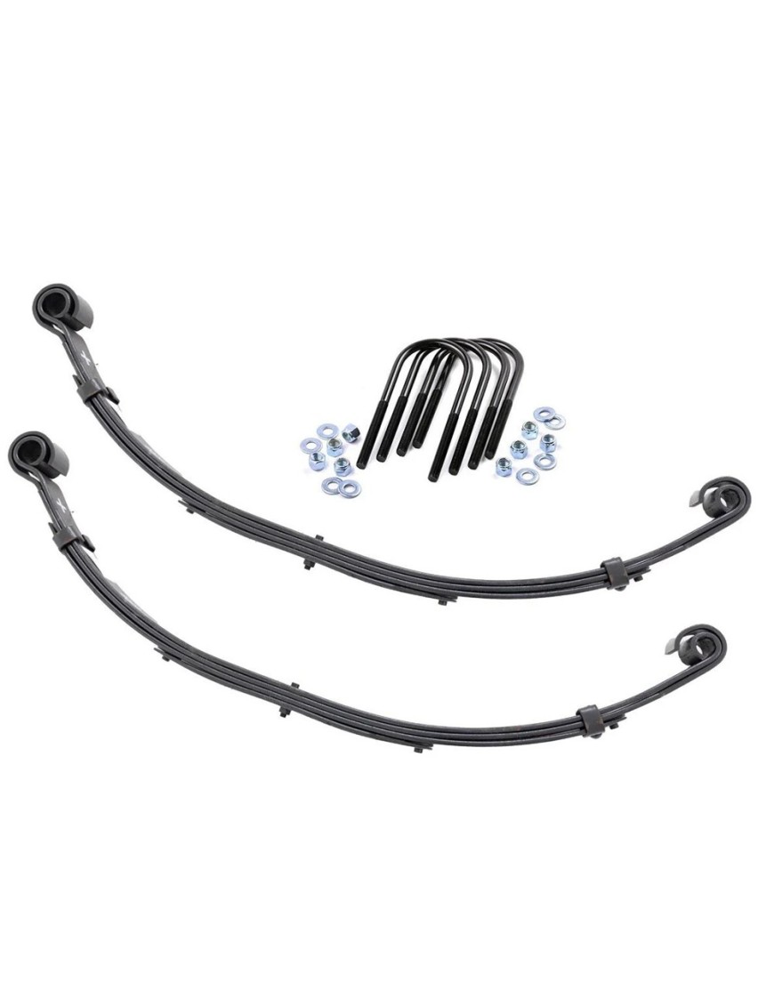 Resory piórowe tył z u-boltami Rough Country Lift 4"