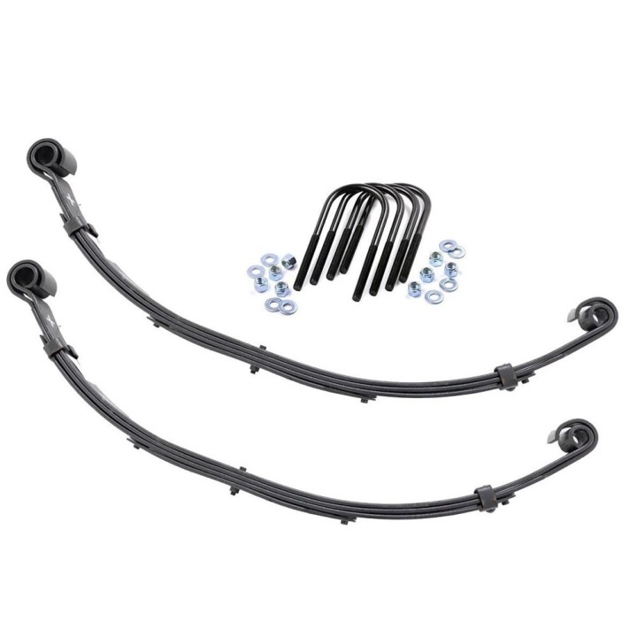 Resory piórowe tył z u-boltami Rough Country Lift 4"
