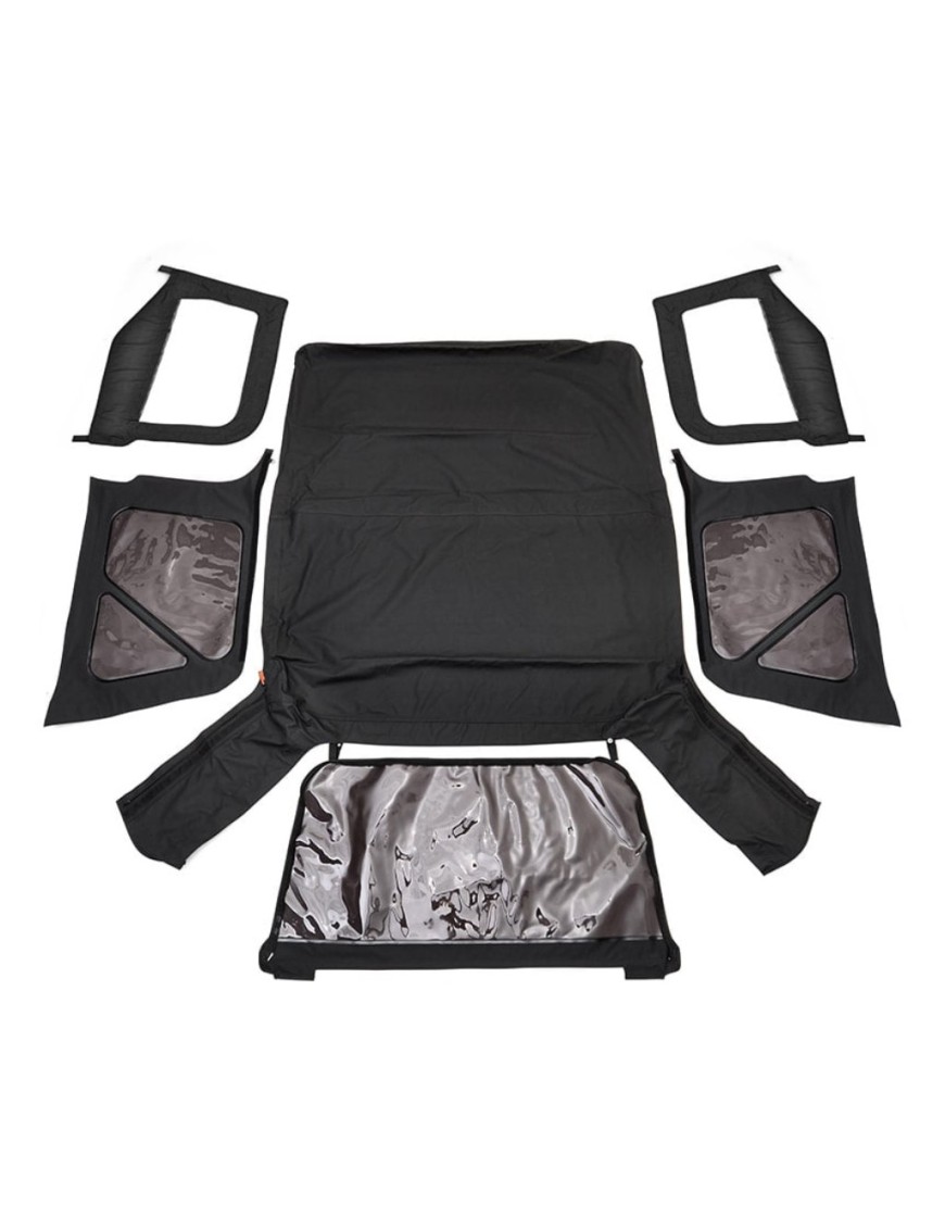 Soft top Black Denim Rough Country Drzwi Połówkowe
