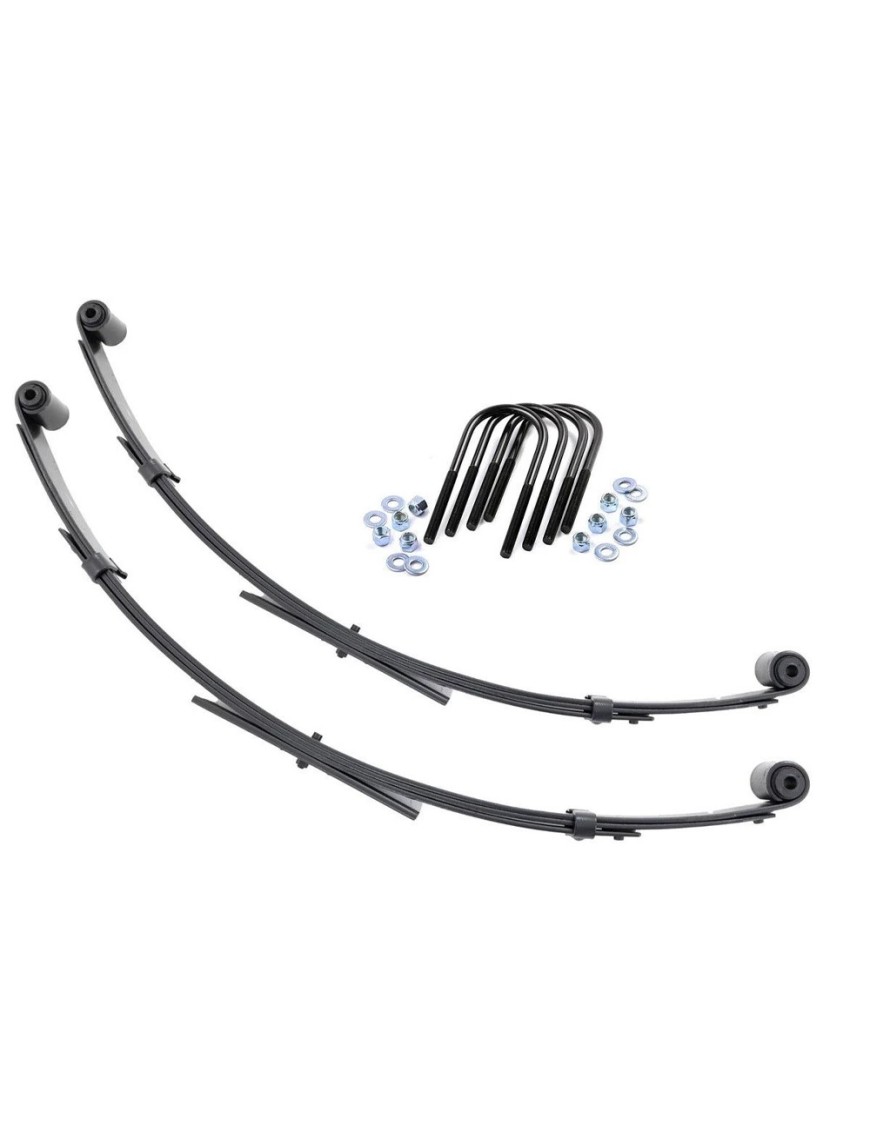 Resory piórowe przód z u-boltami Rough Country Lift 2,5"