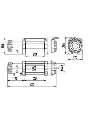 Winch Escape EVO 9500 4310kg IP68