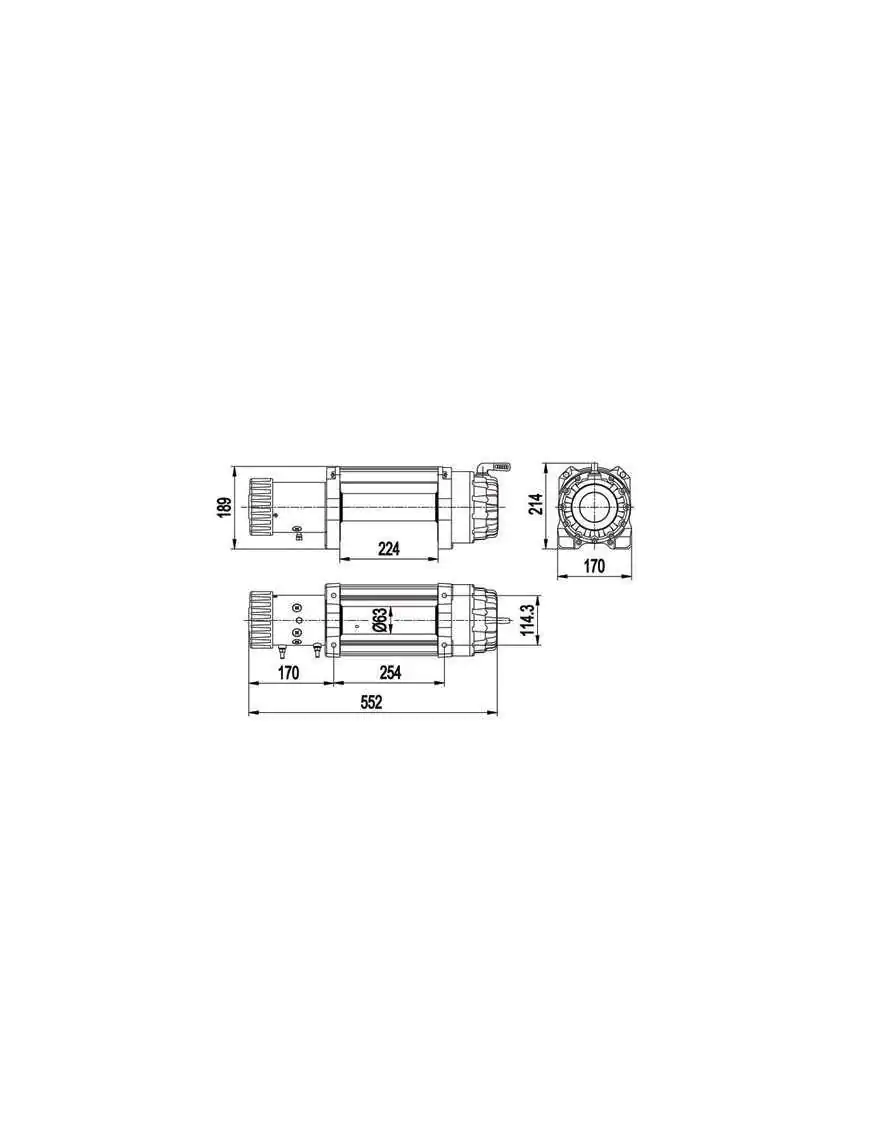 Winch Escape EVO 9500 4310kg IP68