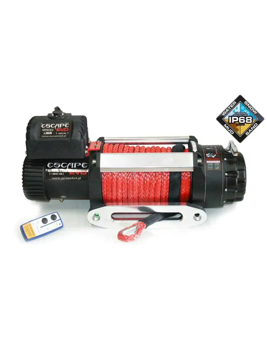 25m Synthetic Winch Rope Escape EVO 9500 4310kg IP68