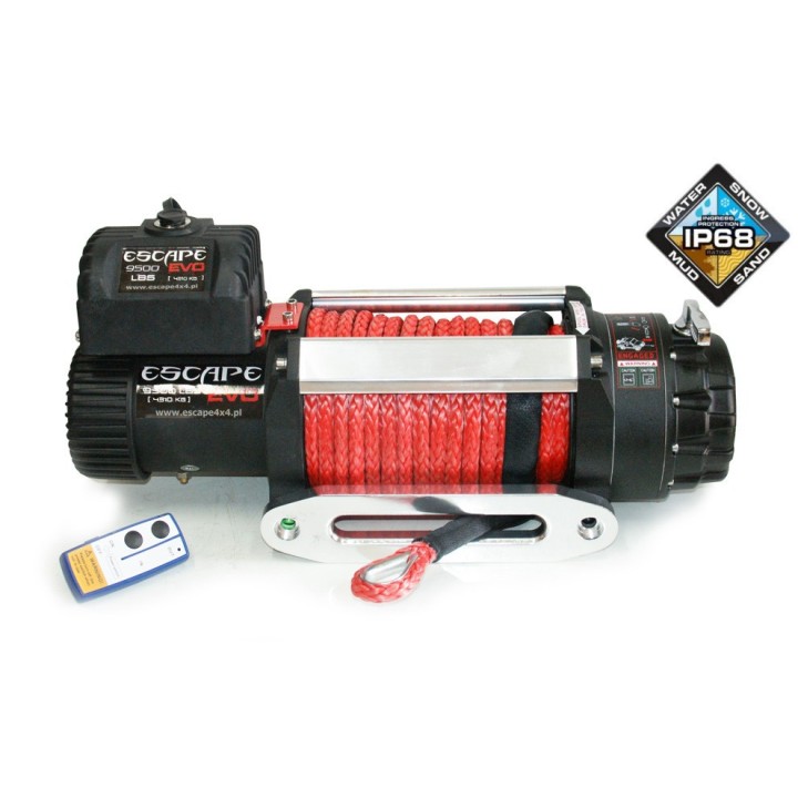 25m Syntetyk Wyciagarka Escape EVO 9500 4310kg IP68