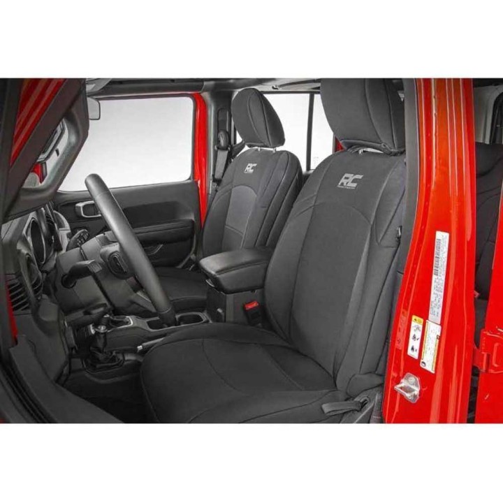 Komplet pokrowców na fotele neoprene black Rough Country - ujęcie 4