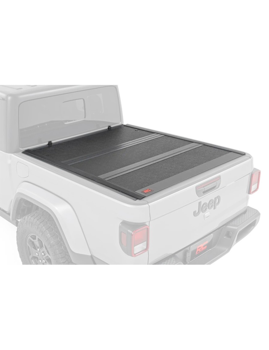 Twarda pokrywa paki tri-fold niski profil Rough Country 5'