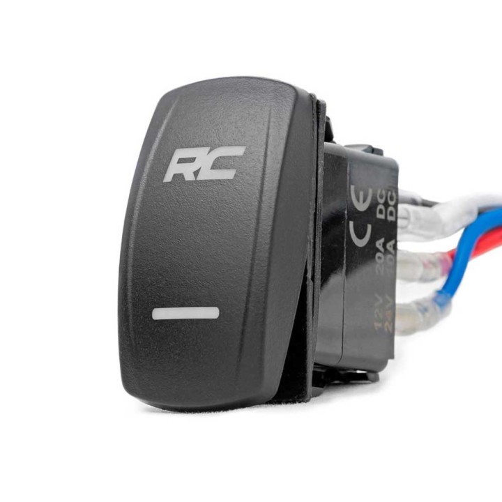 Lampy LED 2" kwadratowe white DRL spot Rough Country Black Series - ujęcie 3