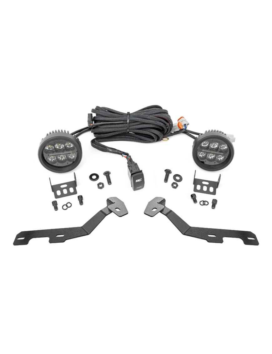 Zestaw lamp LED 3,5" Amber DRL Rough Country