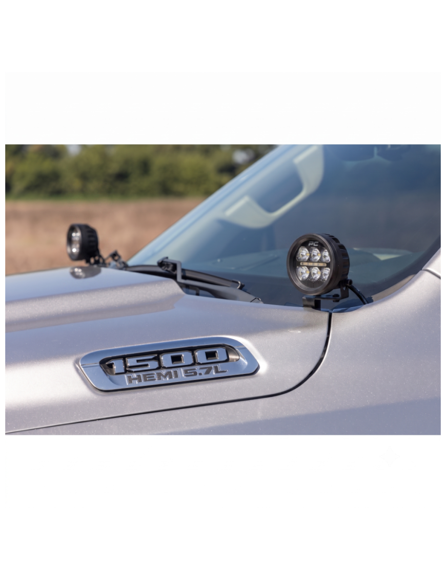 Zestaw lamp LED 3,5" Amber DRL Rough Country